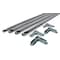 Prime-Line Prime-Line Mill Aluminum 7/16 in. W X 3/4 in. L Screen Frame Kit 1 pk PL7801 - alternate 1
